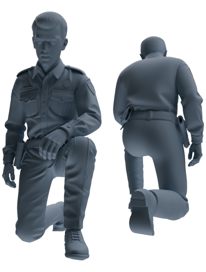 MRY-SFW LYGR674 Los Angeles Patrol Police Six-Person Daily Routine