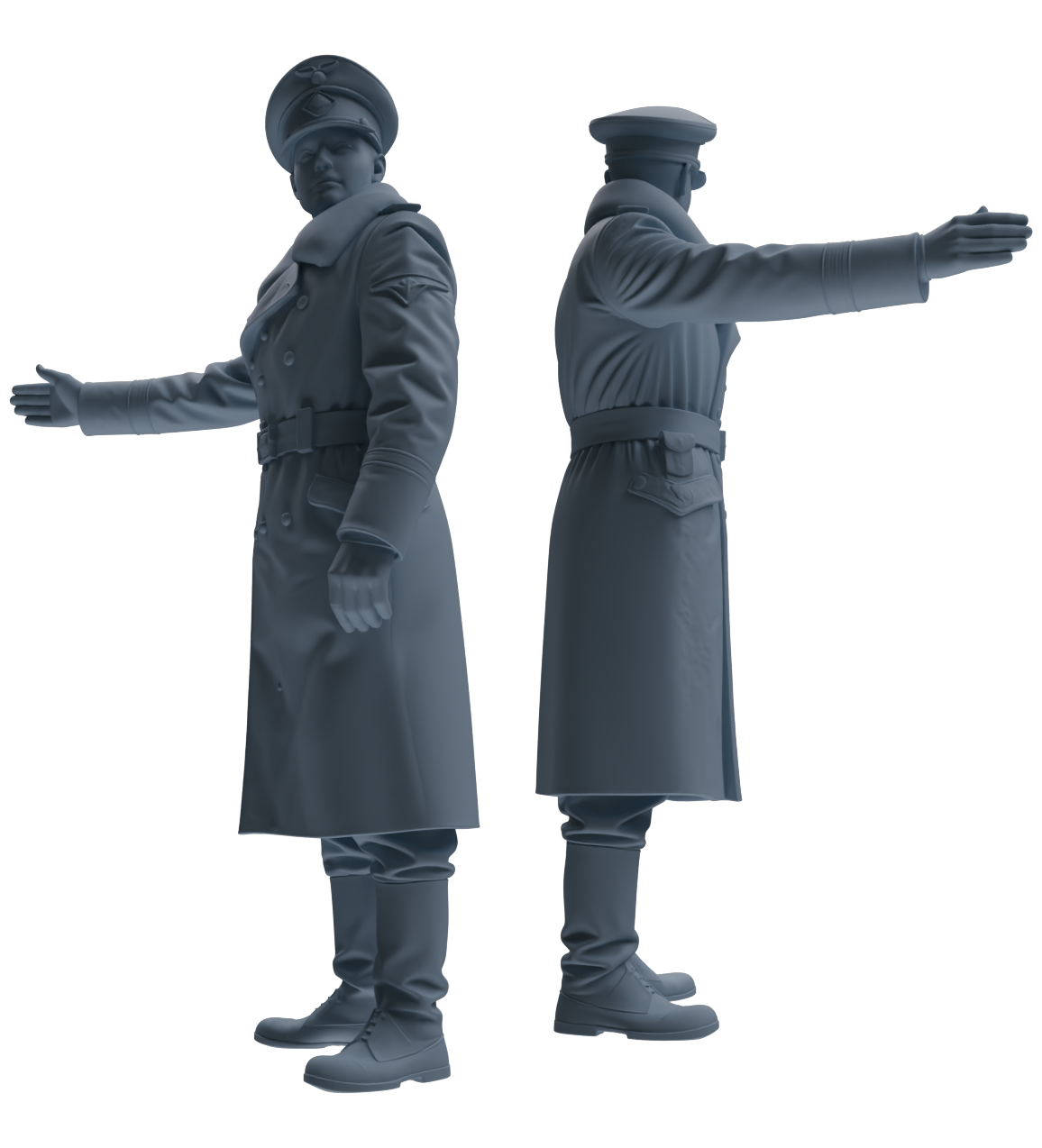 MRY-SFW LYGR706 WWII German Army War Scene Six-Person Daily Routine Group 2