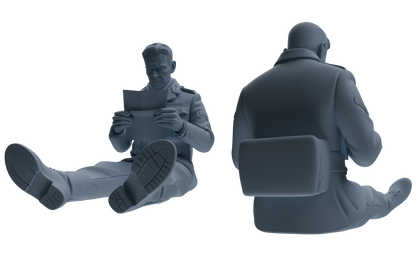 MRY-SFW SSTR205 Miniatures Soldier Model Kit Multi-Pose Modern & WWII Soldier Model 6 pcs