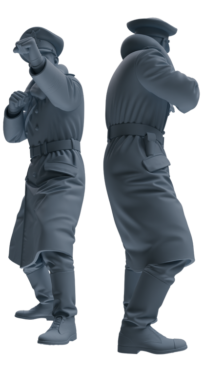 MRY-SFW LYGR704 WWII German Army Training Scene Six-Person Officer Combat Group