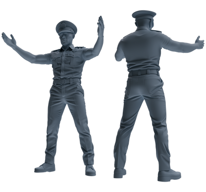 MRY-SFW LYGR767 Modern Hong Kong Police Six-Person Daily Routine 2