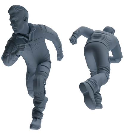 MRY-SFW LYGR688 Modern U.S. Military Six-Person Crawling Group