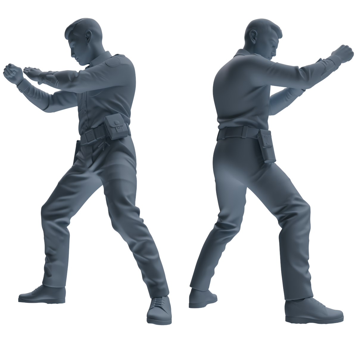 MRY-SFW LYGR672 Los Angeles Patrol Police Six-Person Combat Group