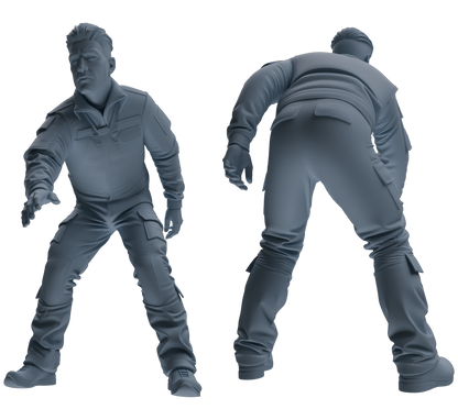 MRY-SFW LYGR687 Modern U.S. Military Six-Person Groping Group