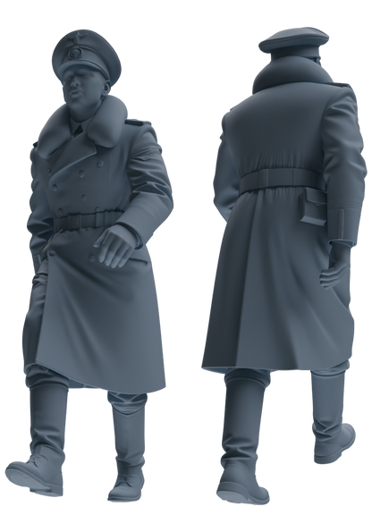 MRY-SFW LYGR713 WWII German Army Officer War Scene Six-Person Advancing Group