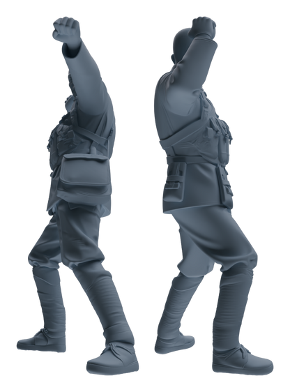 MRY-SFW LYGR609 Historical People's Liberation Army Seven-Person Battle Group