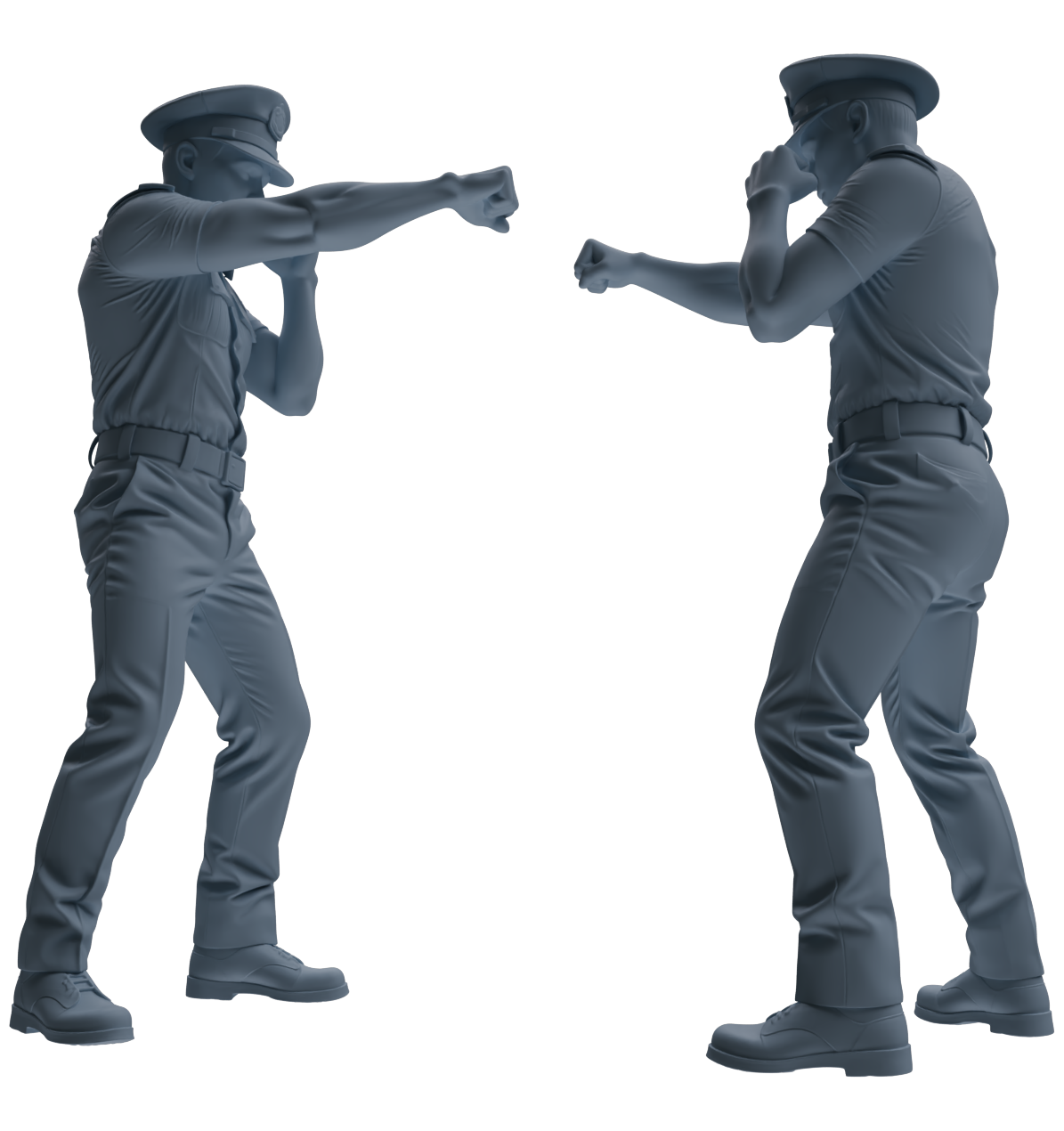MRY-SFW LYGR763 Modern Hong Kong Police Six-Person Combat Group