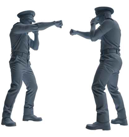 MRY-SFW LYGR763 Modern Hong Kong Police Six-Person Combat Group