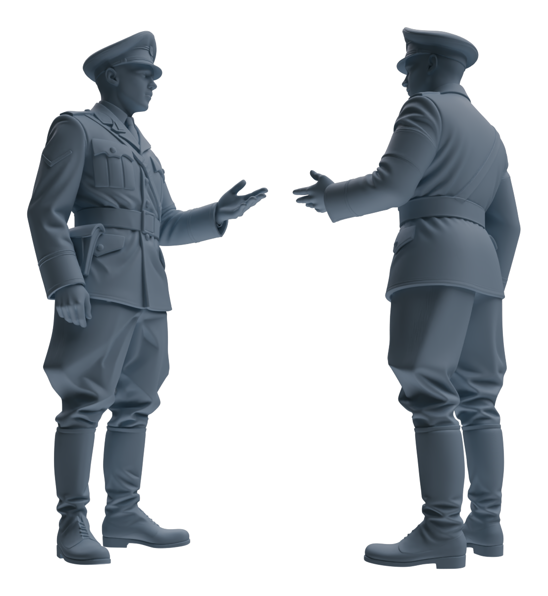 MRY-SFW LYGR584 WWII French Army Six-Person Daily Routine 2