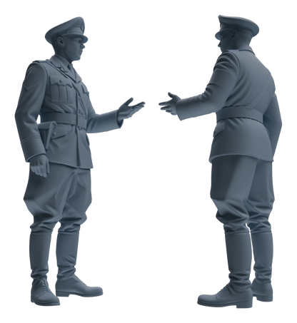 MRY-SFW LYGR584 WWII French Army Six-Person Daily Routine 2