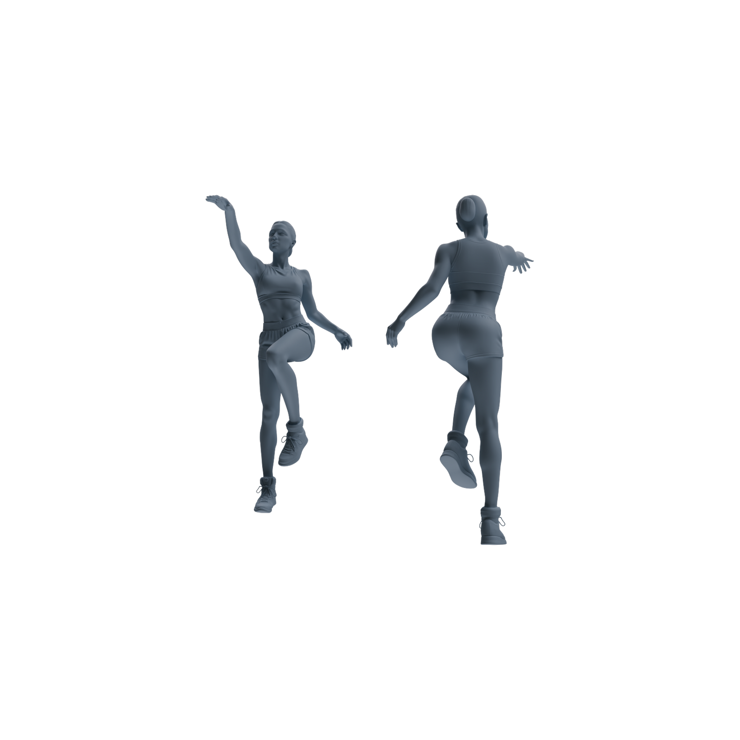 MRY-SFW LYTR807 Female Basketball Player Figure Modern Model 6 pcs Miniature Car Diorama Figures Scene Props Accessories Resin
