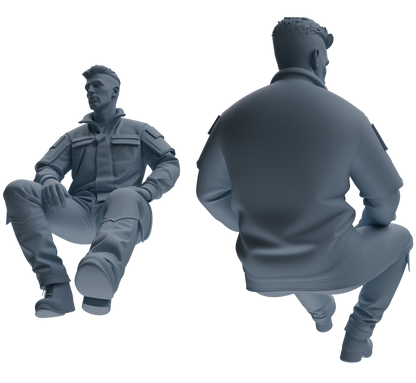 MRY-SFW LYGR685 Modern U.S. Military Six-Person Talking Group