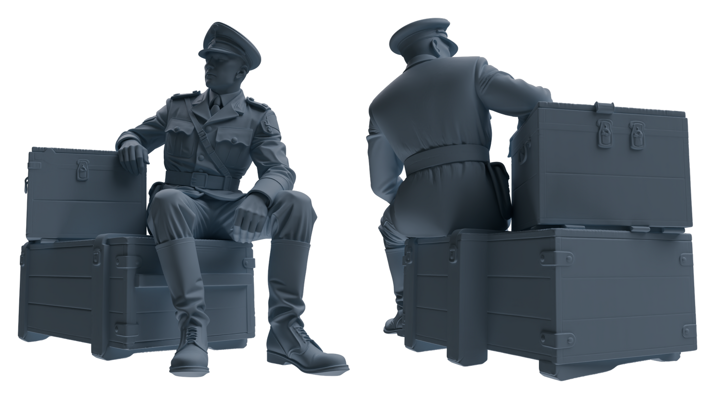 MRY-SFW LYGR587 WWII French Army Seven-Person Rest Group
