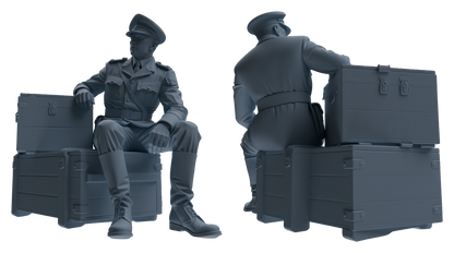 MRY-SFW LYGR587 WWII French Army Seven-Person Rest Group