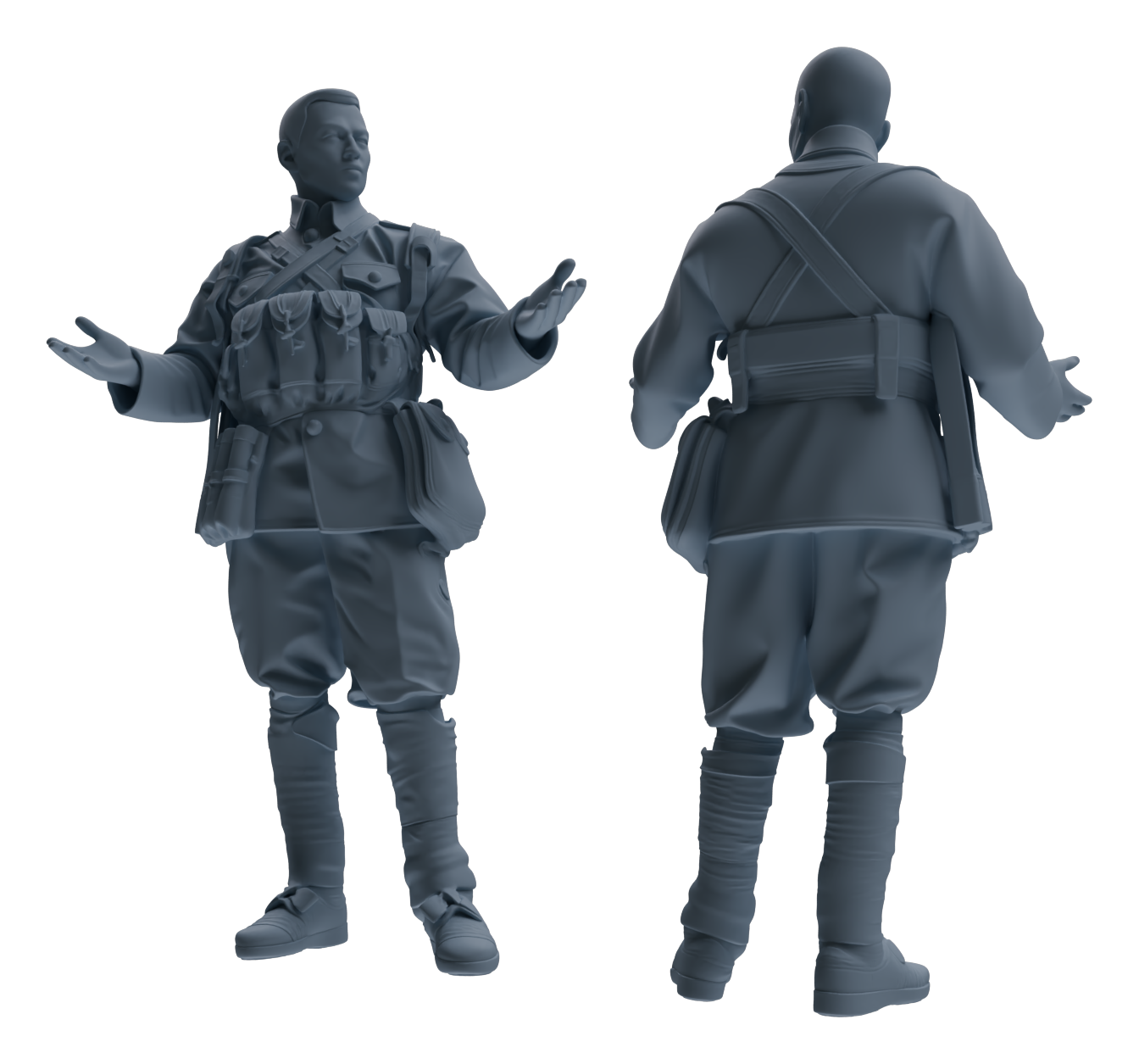 MRY-SFW LYGR606 Historical People's Liberation Army Five-Person Daily Routine