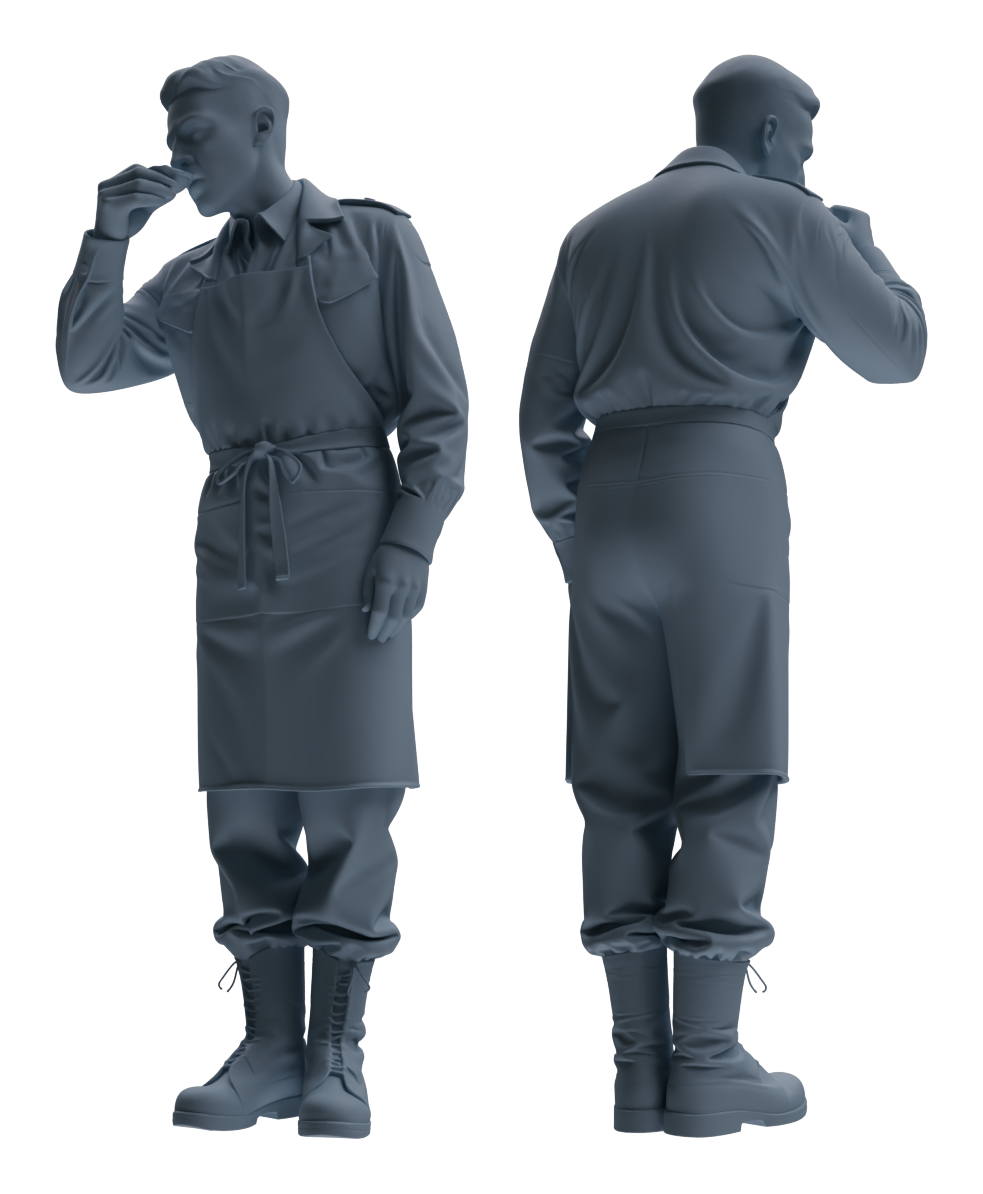 MRY-SFW LYGR597 Historical WWII U.S. Army Six-Person Cooking Group