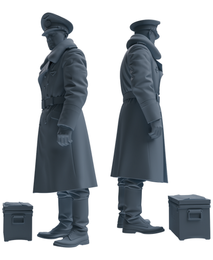 MRY-SFW LYGR709 WWII German Army Logistics Scene Three-Person Internal Conflict Group