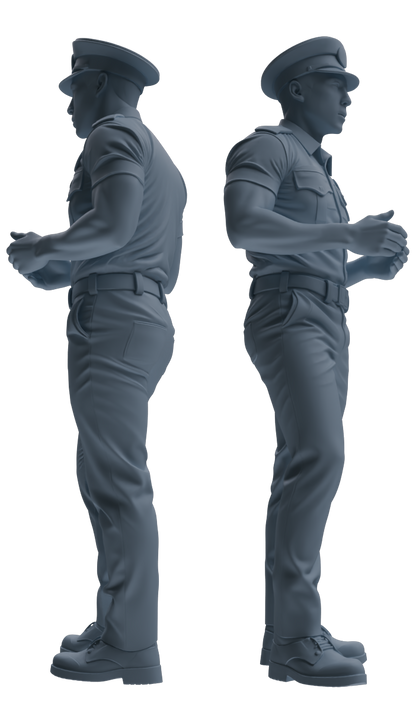 MRY-SFW LYGR766 Modern Hong Kong Police Six-Person Daily Routine