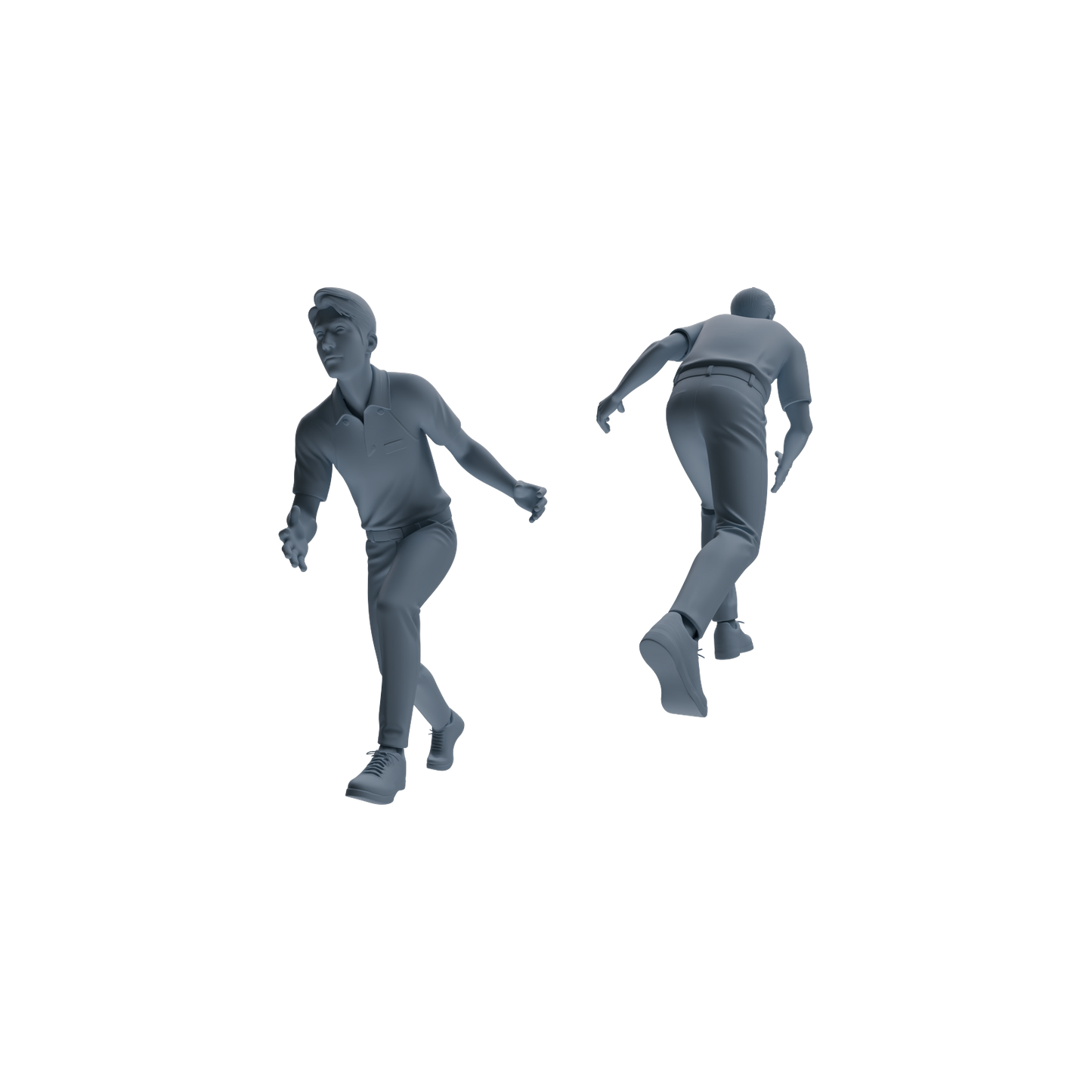 MRY-SFW LYTR797 Bowling Figure Modern Model 6 pcs Miniature Car Diorama Figures Scene Props Accessories Resin