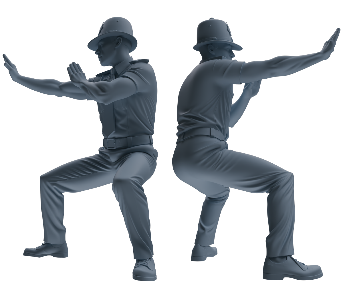 MRY-SFW LYGR800 Modern British Police Six-Person Combat Group