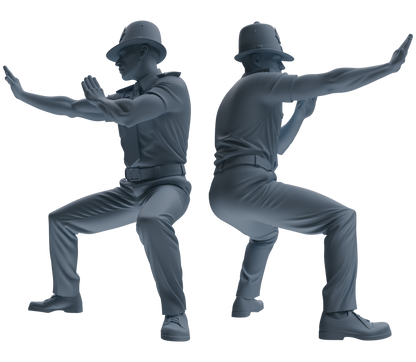 MRY-SFW LYGR800 Modern British Police Six-Person Combat Group
