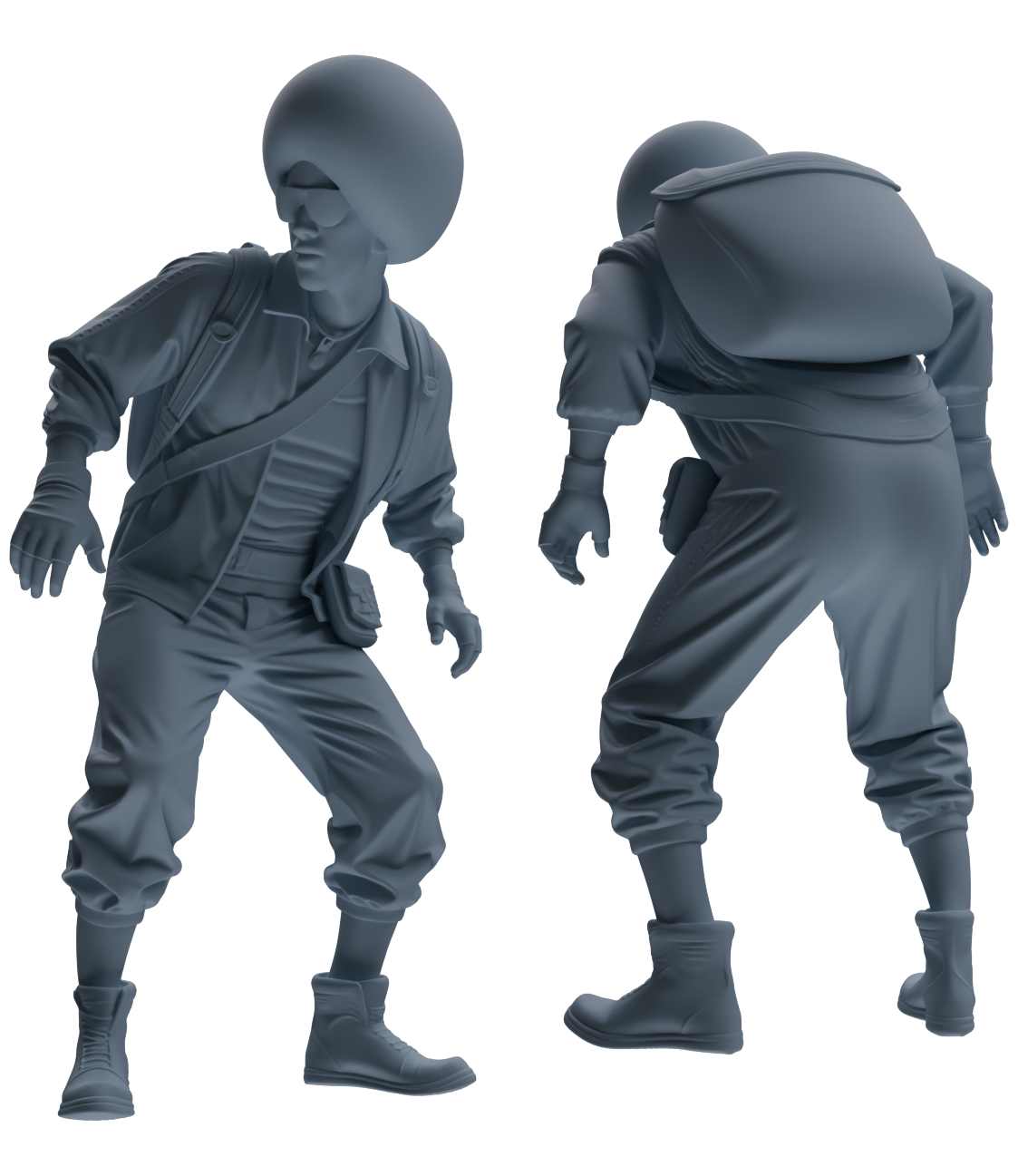 MRY-SFW LYGR665 Game Peacekeeper Elite Six-Person Ambush Group