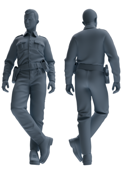 MRY-SFW LYGR675 Los Angeles Patrol Police Six-Person Daily Routine 2