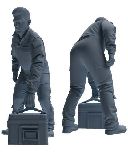 MRY-SFW LYGR699 Modern U.S. Military Six-Person Combat Readiness Group