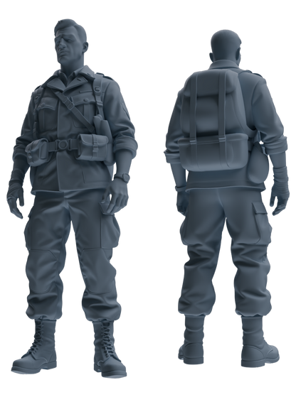 MRY-SFW SSTR192 Miniatures Soldier Model Kit Wounded Soldier Medical Pose Modern Model 6 pcs