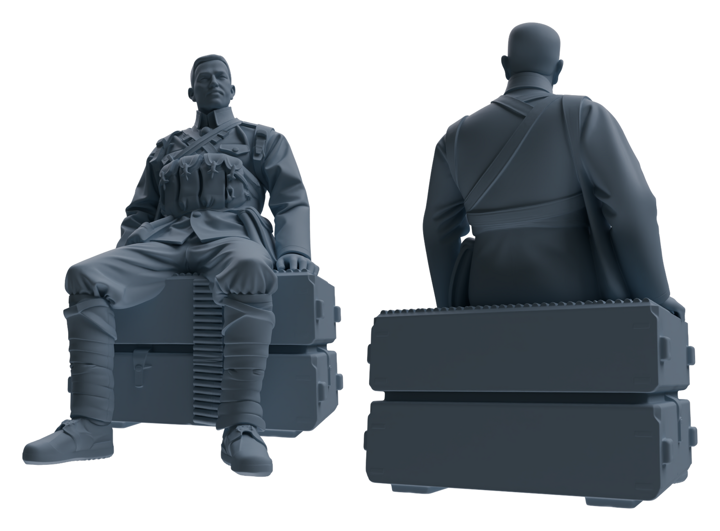 MRY-SFW LYGR608 Historical People's Liberation Army Seven-Person Rest Group