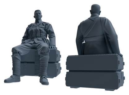 MRY-SFW LYGR608 Historical People's Liberation Army Seven-Person Rest Group