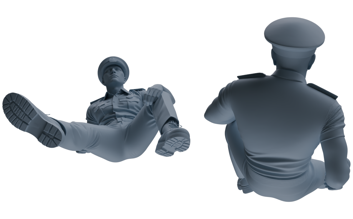 MRY-SFW LYGR770 Modern Hong Kong Police Seven-Person Rest Group