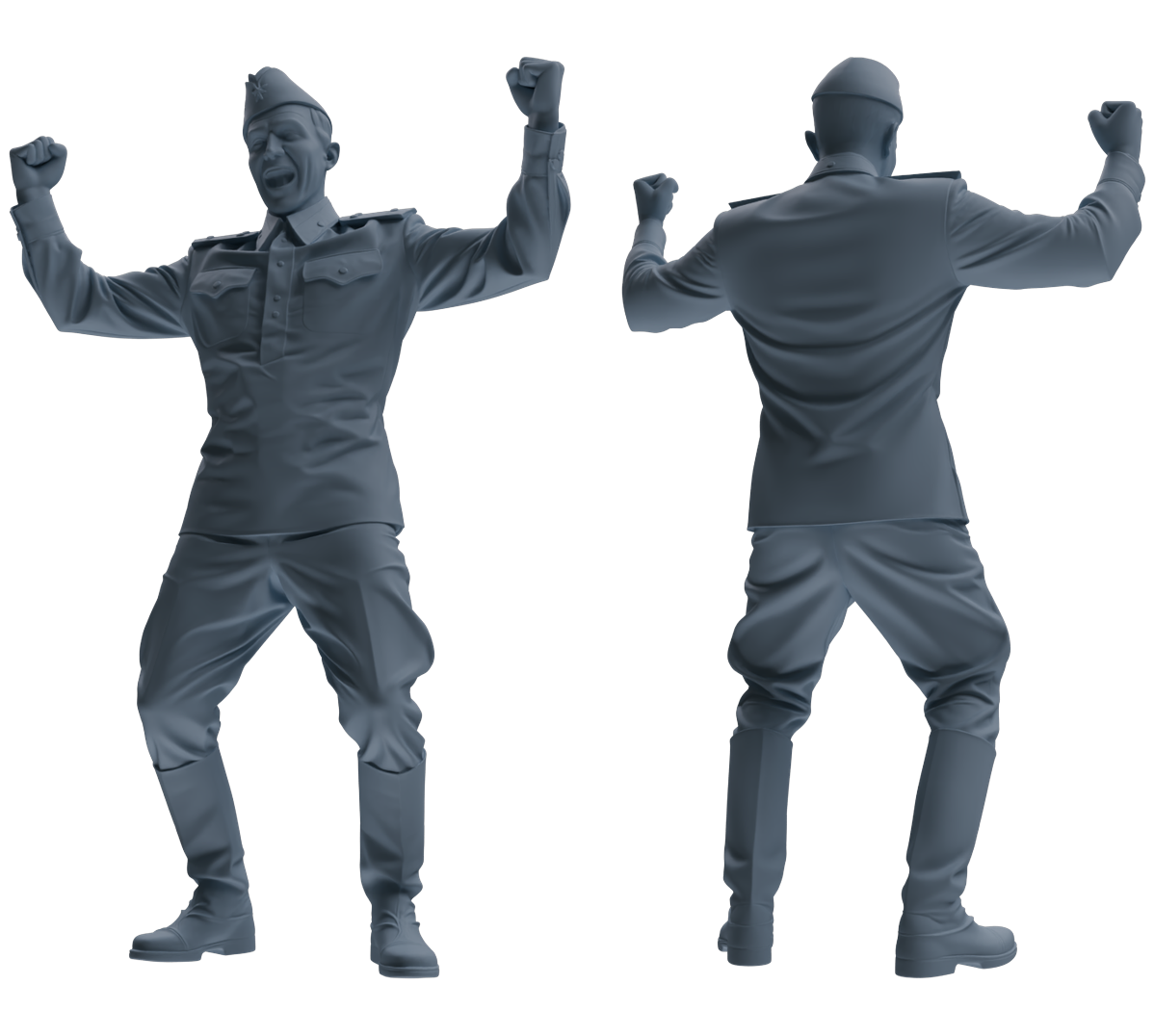 MRY-SFW LYGR735 WWII Soviet Army War Scene Six-Person Entertainment Group