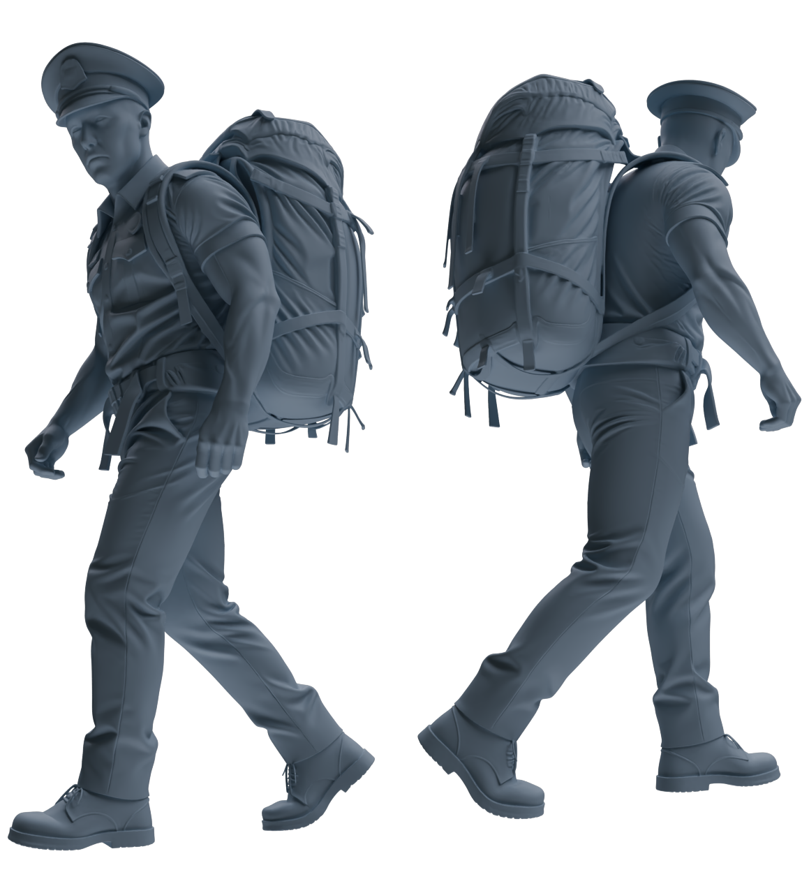 MRY-SFW LYGR762 Modern Hong Kong Police Six-Person Carrying Group