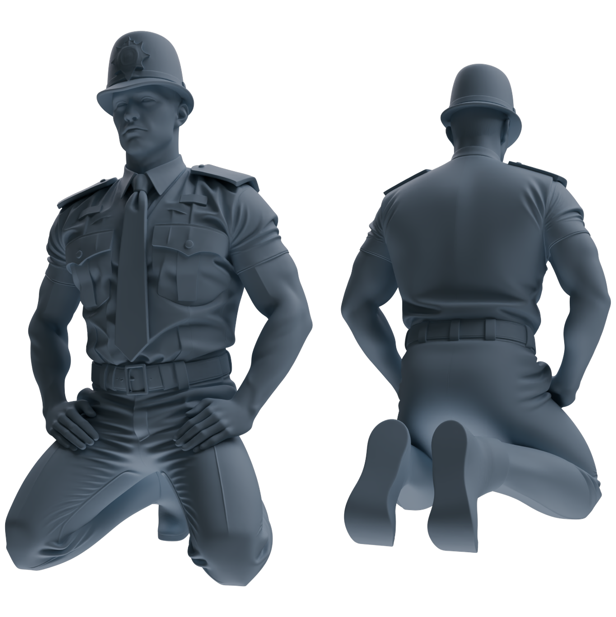 MRY-SFW LYGR798 Modern British Police Six-Person Scolding Group