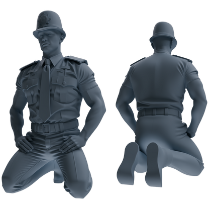 MRY-SFW LYGR798 Modern British Police Six-Person Scolding Group