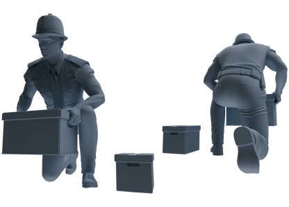 MRY-SFW LYGR799 Modern British Police Six-Person Carrying Group
