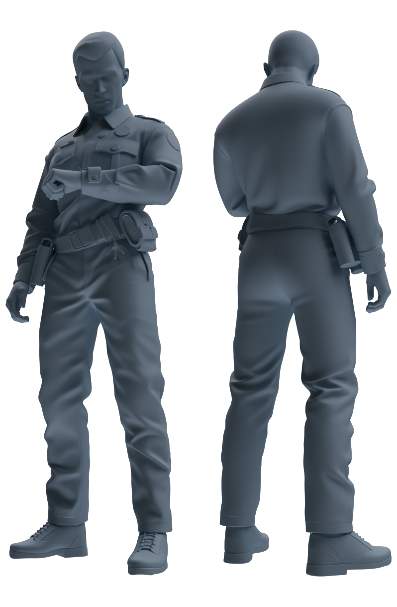 MRY-SFW LYGR676 Los Angeles Patrol Police Seven-Person Daily Routine 3