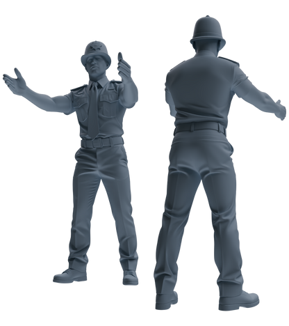 MRY-SFW LYGR804 Modern British Police Six-Person Daily Routine