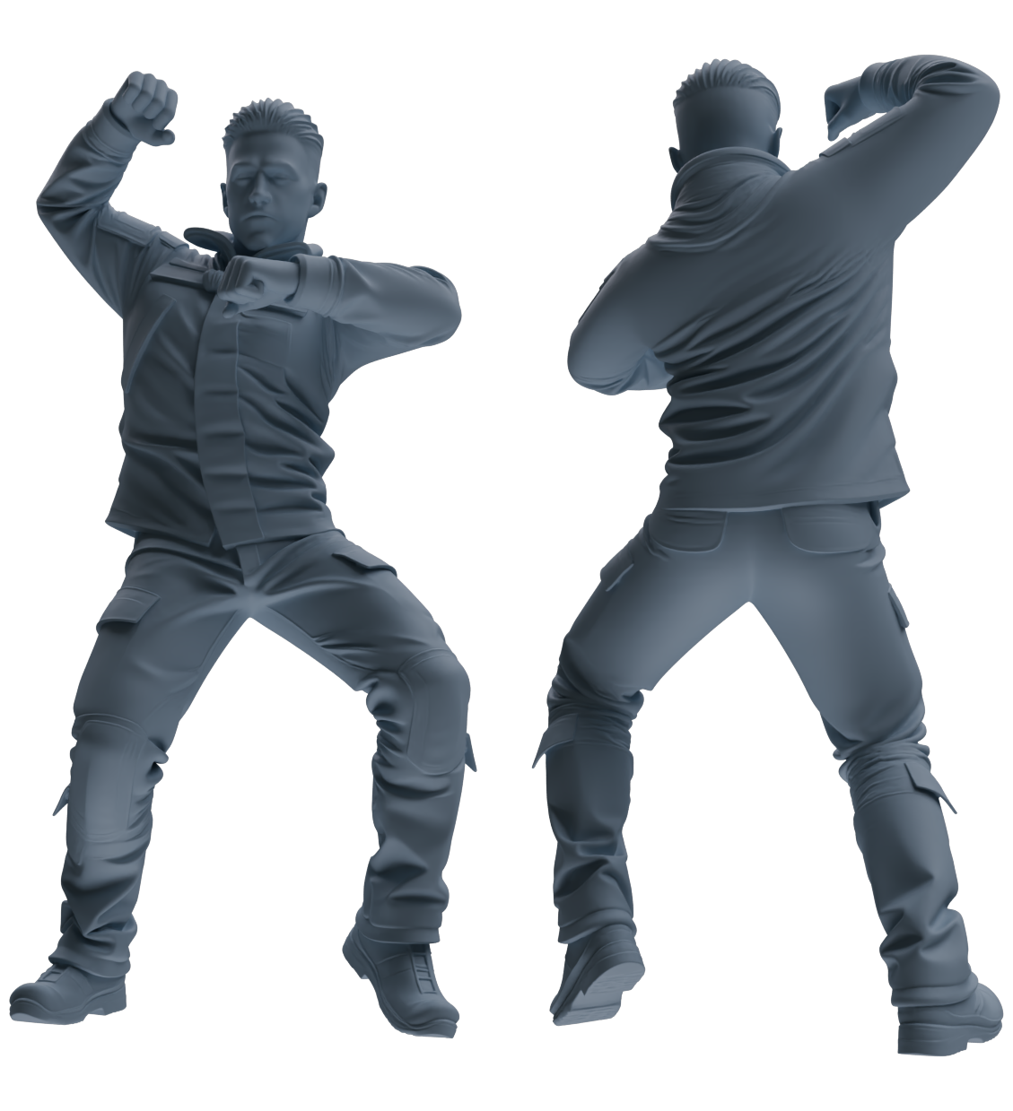MRY-SFW LYGR692 Modern U.S. Military Six-Person Dancing Group