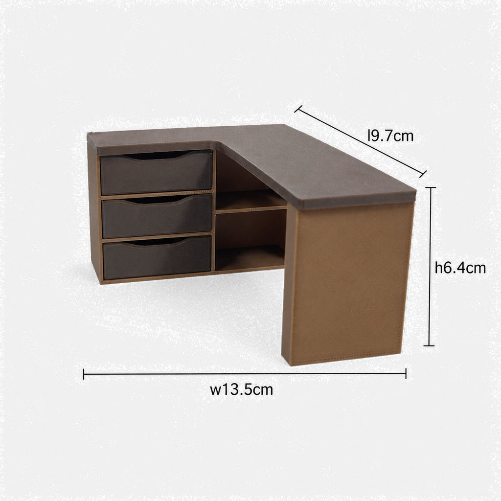 RHF0470 Modern living room scene with natural wood furniture set Modern miniature furniture set study and living room dollhouse accessories miniature