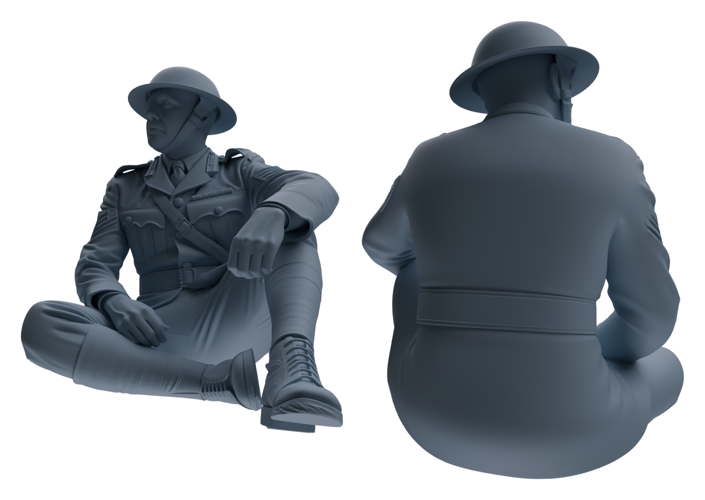 MRY-SFW LYGR601 Historical WWII British Army Seven-Person Rest Group
