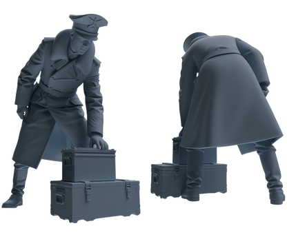 MRY-SFW LYGR711 WWII German Army War Scene Six-Person Combat Readiness Group