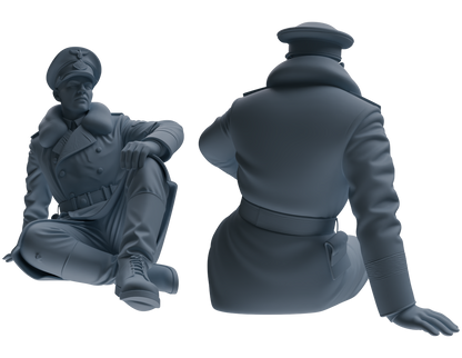MRY-SFW LYGR709 WWII German Army Logistics Scene Three-Person Internal Conflict Group