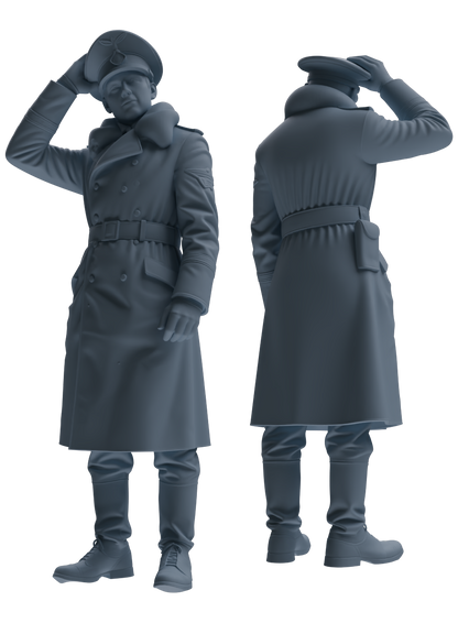 MRY-SFW LYGR702 WWII German Army Story Scene Six-Person Vehicle Rollover Accident Group