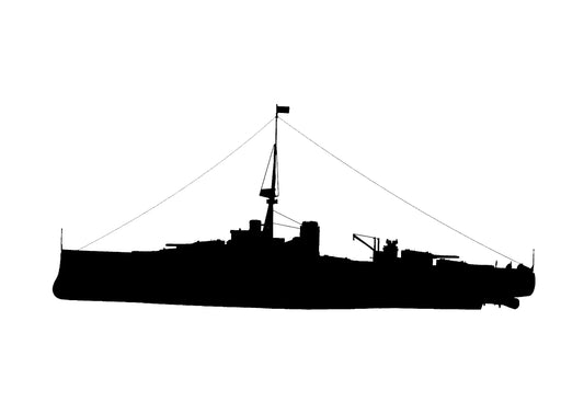 SSMODEL 592 1/700(350,1250,1800,2000,2400) Military Warship Model Kit HMS Orion class Battleship 1914