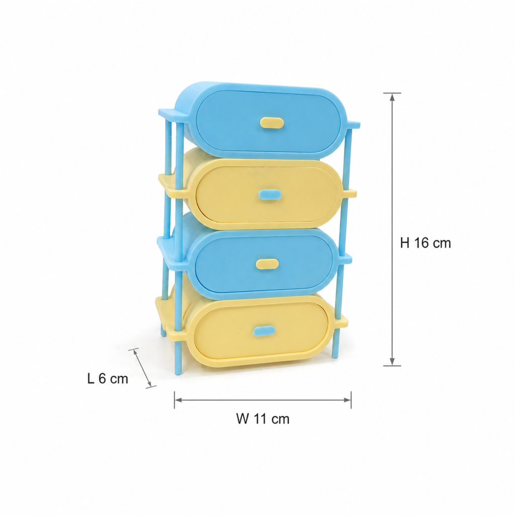 RHF541 Macaron blue and yellow color-blocked curved furniture set Macaron-colored dollhouse furniture, playful blue and yellow contrast dollhouse set, creamy-style mini furniture, dollhouse miniature scene furniture