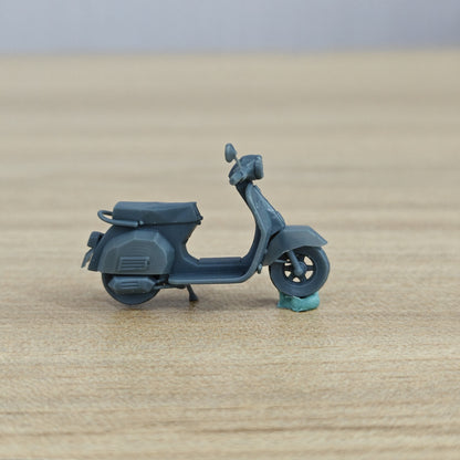 Low Poly Folded Surface Style Retro Scooter Electric Motorcycle Model MRY-SFW LYTA572