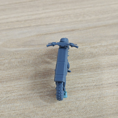 MRY-SFW LYTA533 Retro Mini Scrambler Style Motorcycle Model – LCD 3D printed resin model kit, image 3