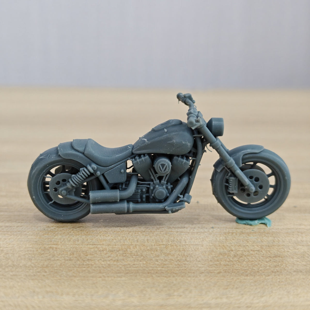 MRY-SFW LYTA555 American Cruiser Chopper Style Motorcycle Mo – LCD 3D printed resin model kit, image 3